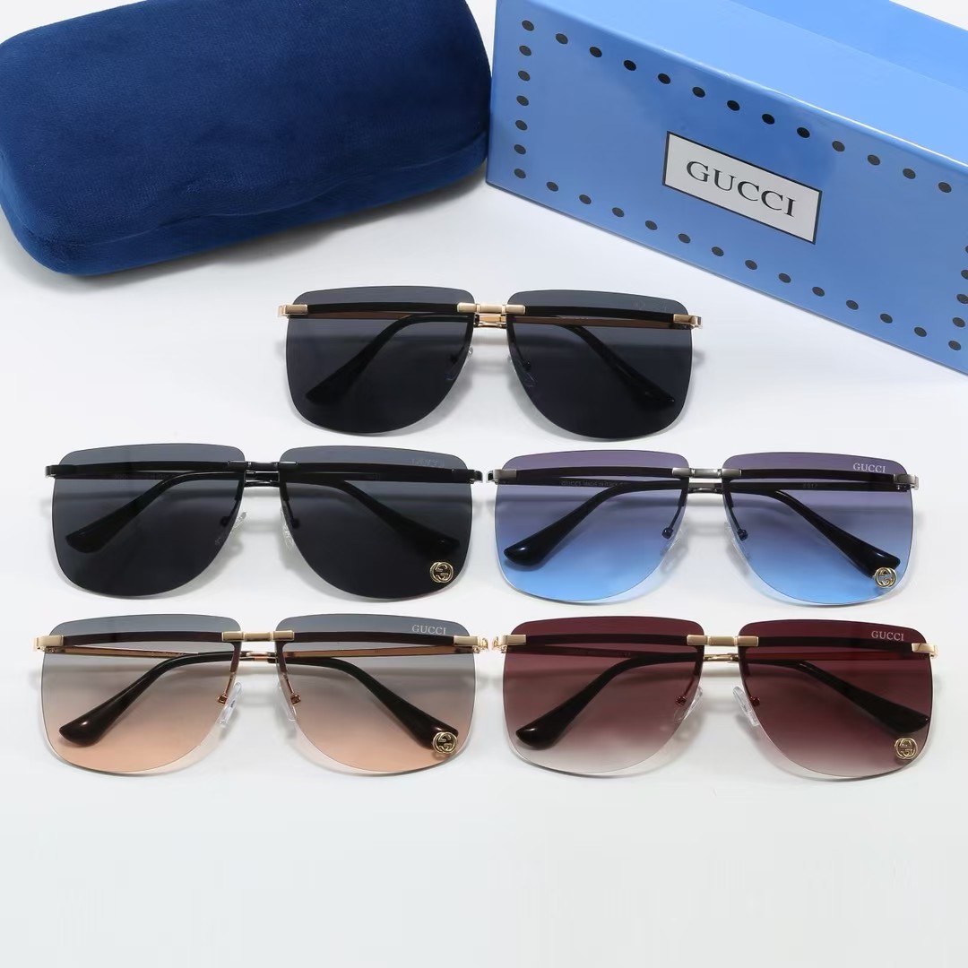 Gucci Rimless Square Panoramic Sunglasses Top quality - KAIROO