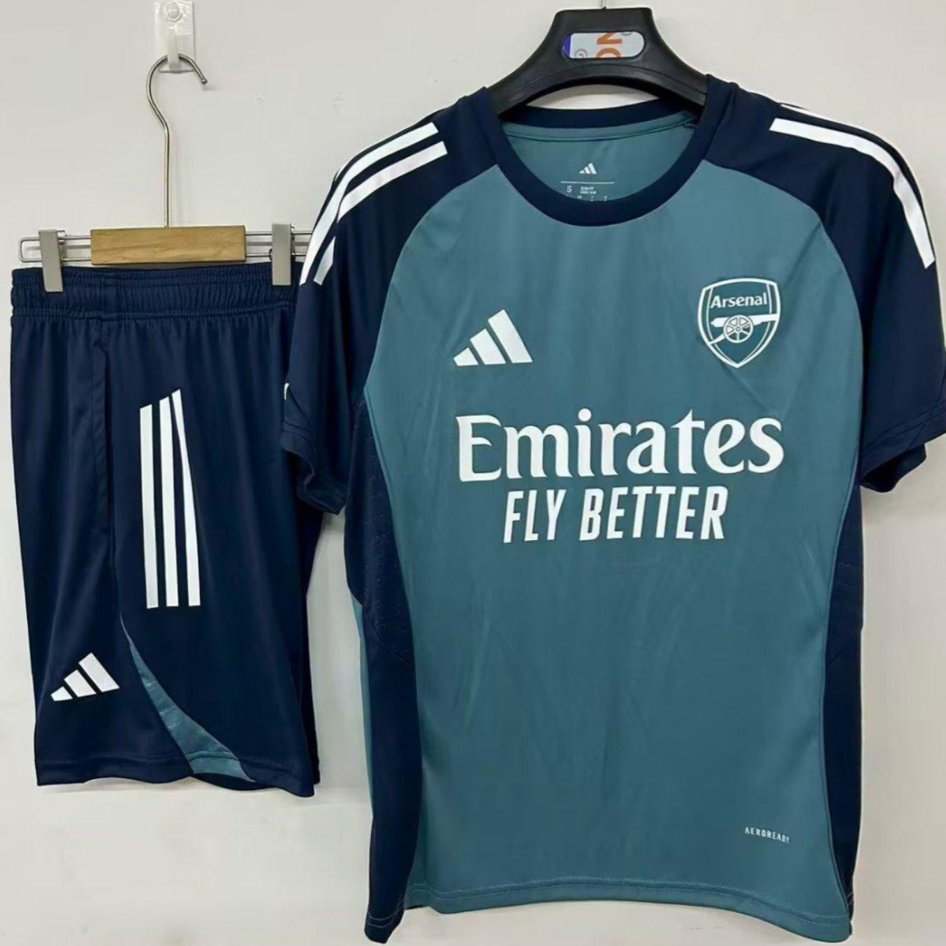 25/26 Arsenal Pre-Match Training Jersey Navy Blue+ Shorts S-3XL