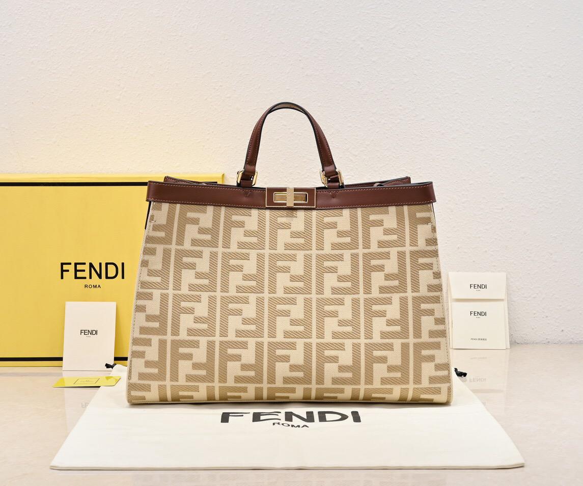 Fendi X-tote Classic monogram handbag