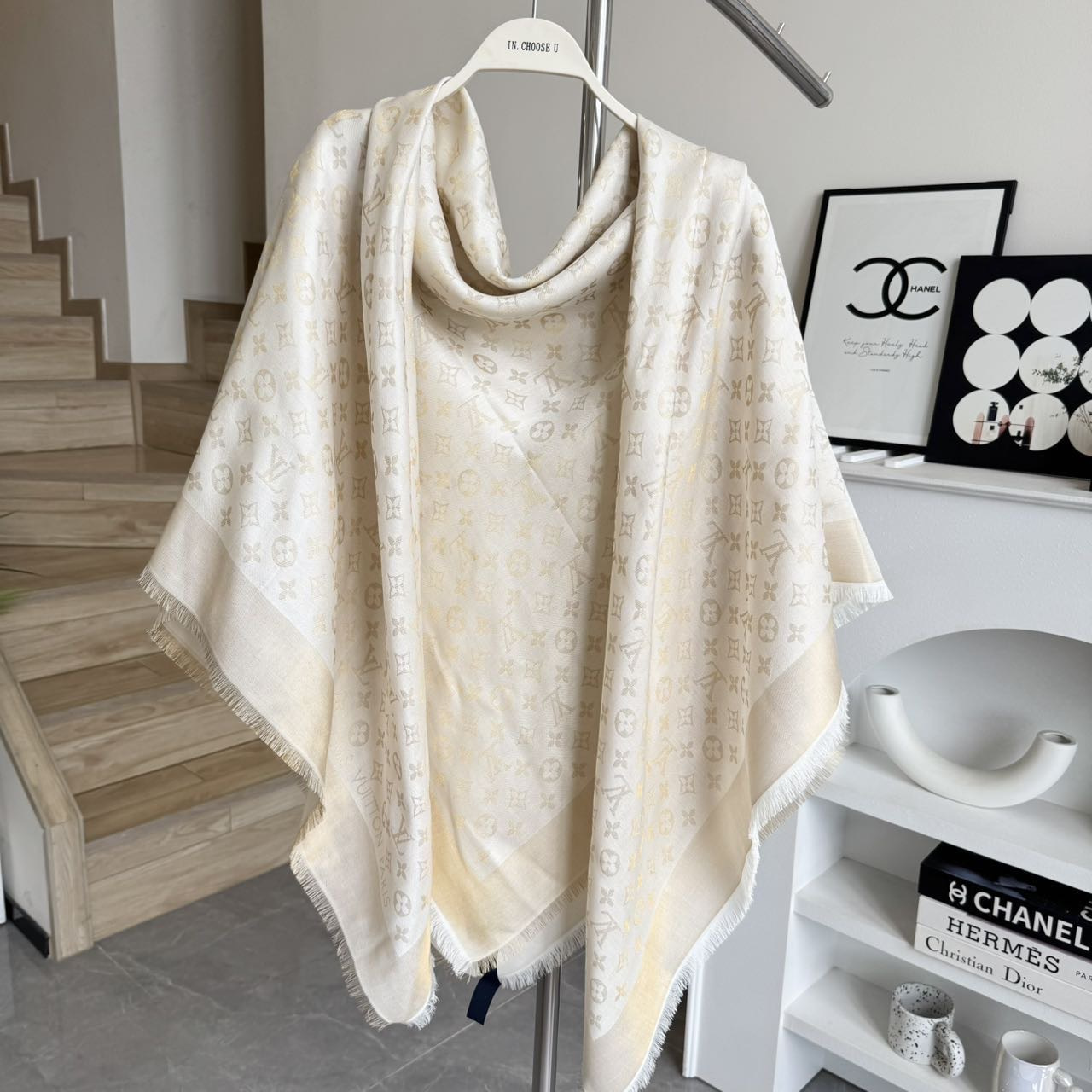 LV Classic Monogram Shawl