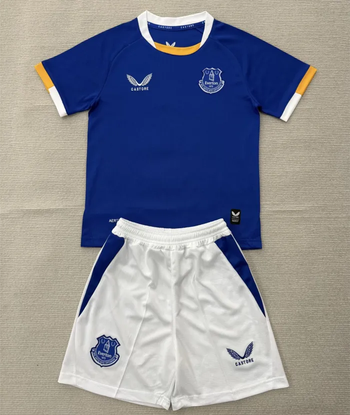 Kids Everton Home Suit 26/27 | Soc Jersey - Premium Football Jersey