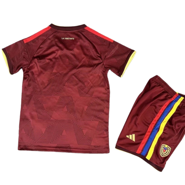 Kids Venezuela Home Jersey Suit World Cup 2026