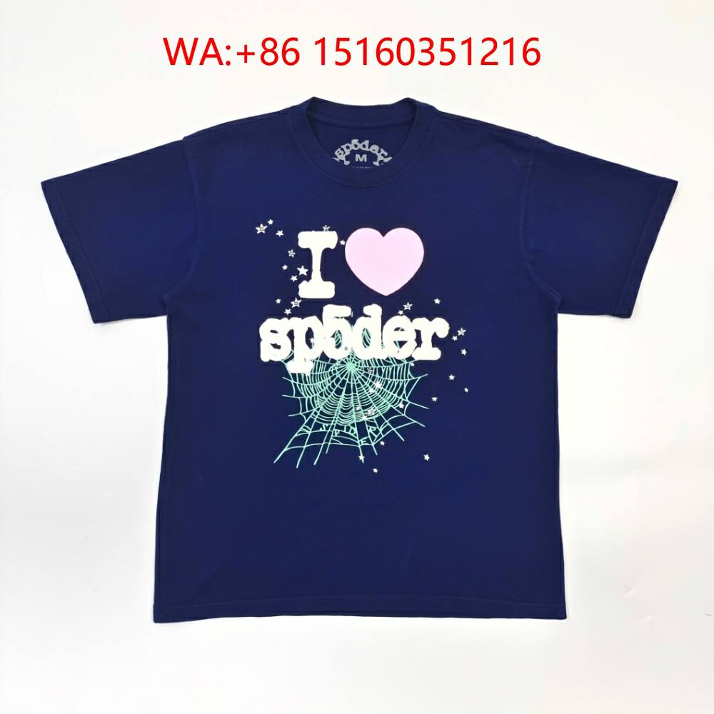 1:1 SP5DER WORLDWIDE T-shirt 01 Collection for men, Streetwear tee
