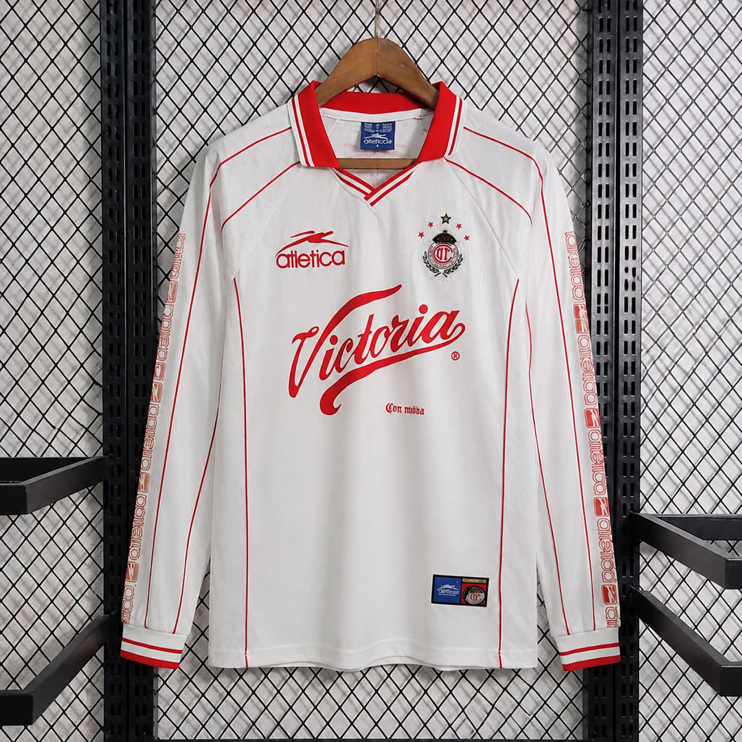 Retro Toluca CD 99/00 Away Jersey Long Sleeves S-XXL