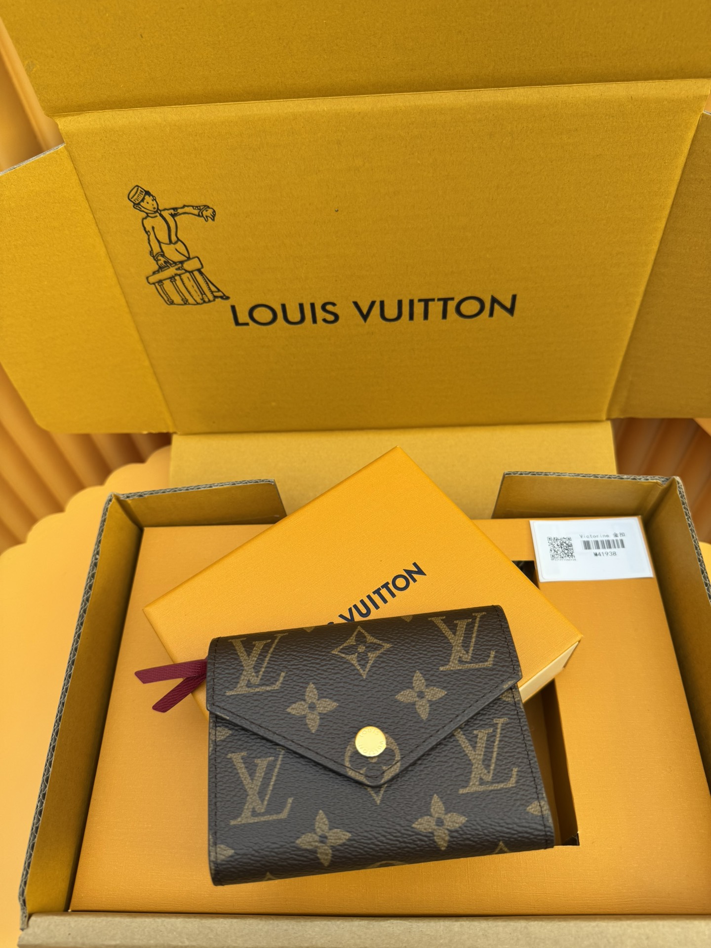 M41938 LV Victorine Wallet Monogram Canvas