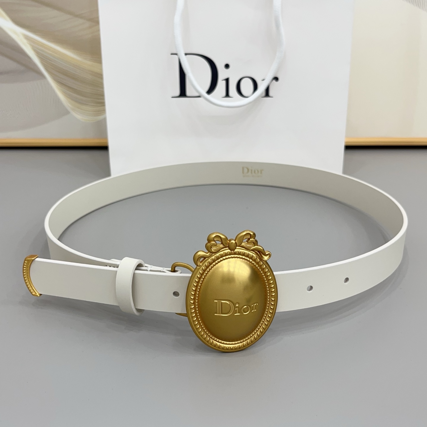 Dior 2026 New Leather Belt 2.5cm