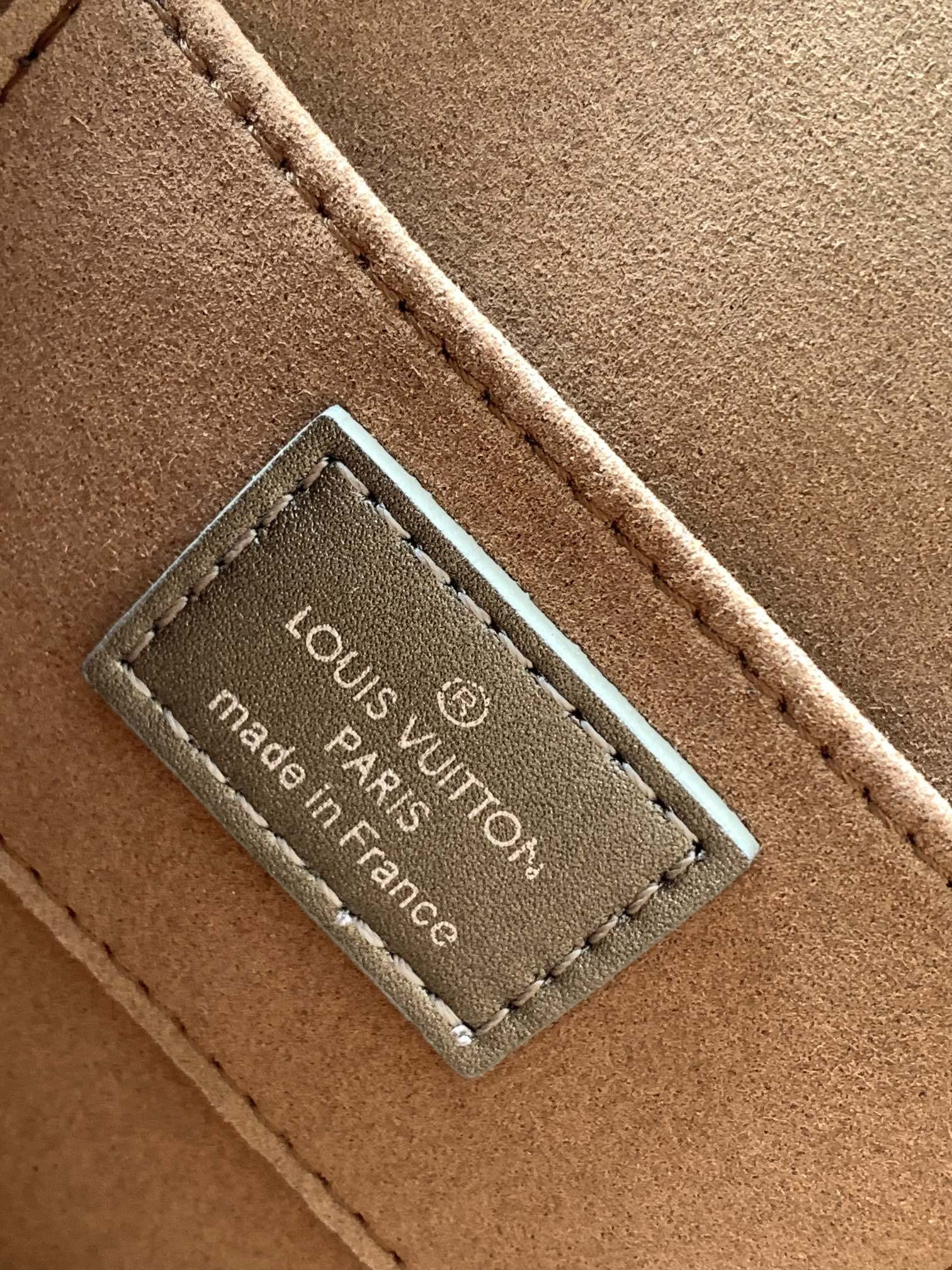 LV Dauphine Bag 20cm Metallic Sliver Monogram Embossed Cafskin