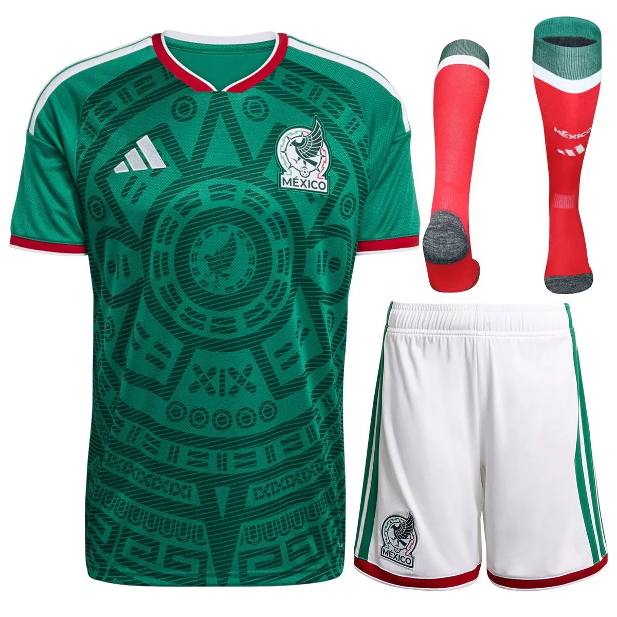 Mexico Home Jersey Suit & Socks World Cup 2026