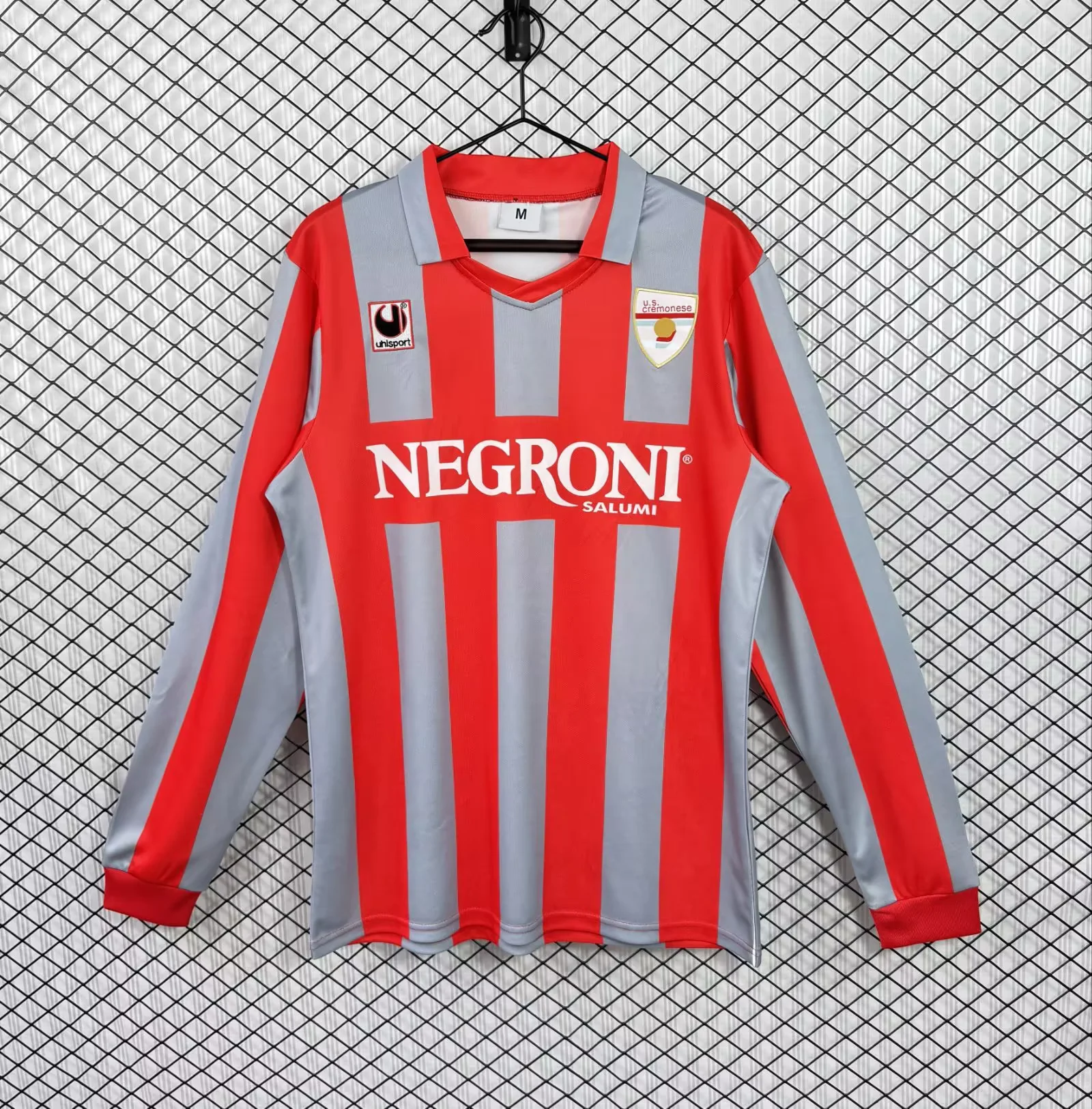 1995/96 Cremonese Home Jersey Long Sleeves S-XXL