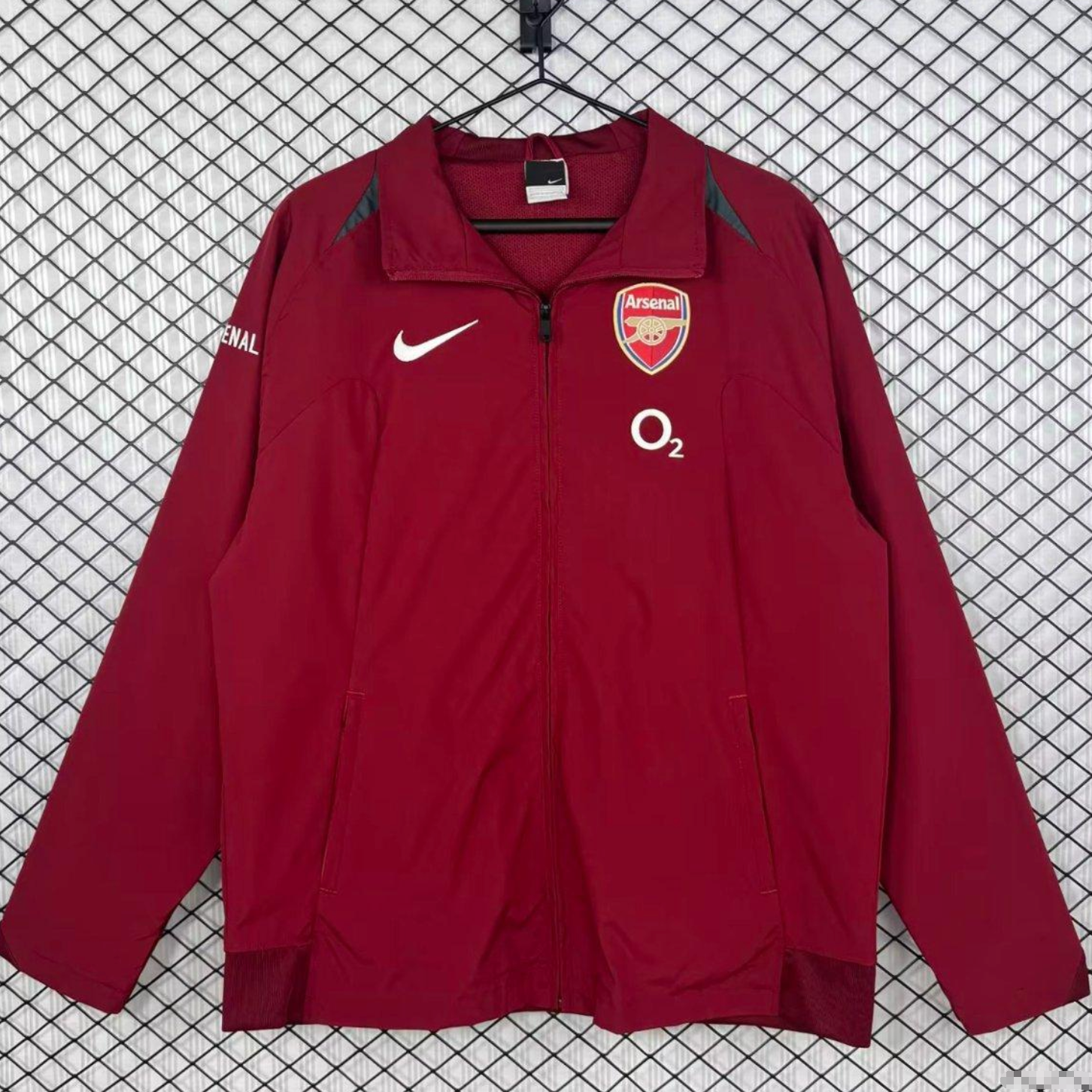 Retro 05/06 Arsenal Third Wine Windbreaker S-XXL
