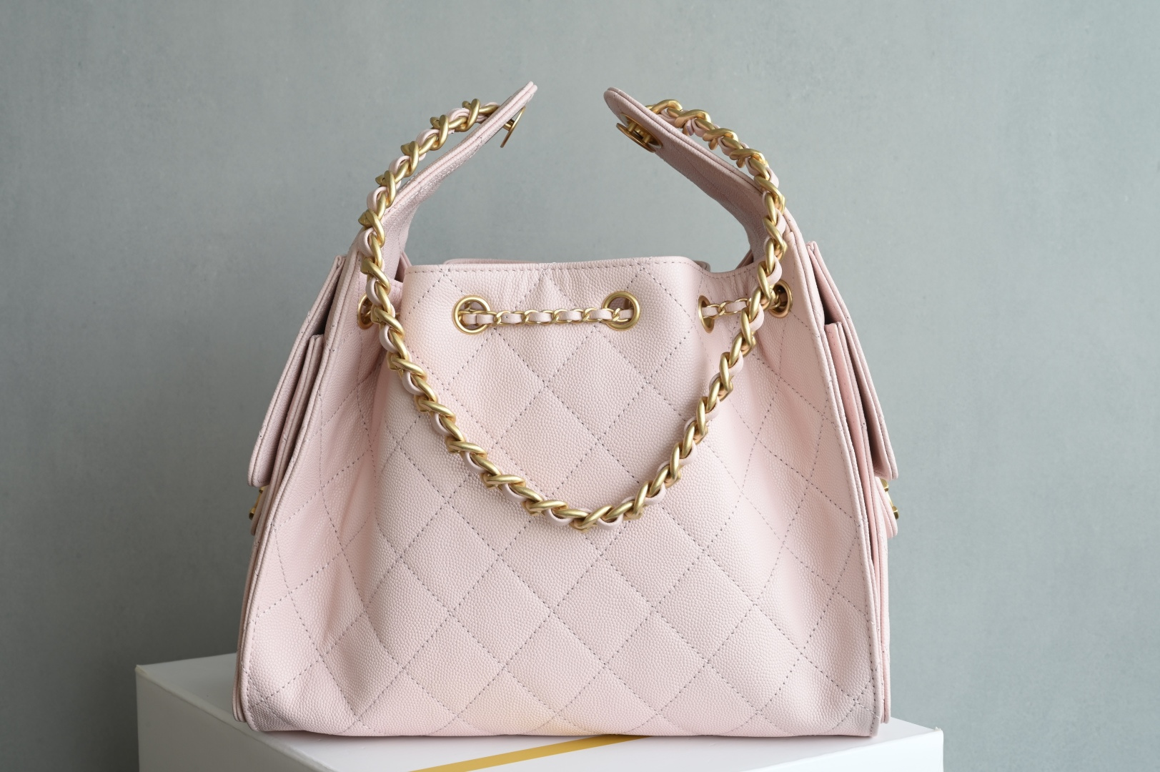 Chanel 25 Small Hobo Bag in Pink AS5293