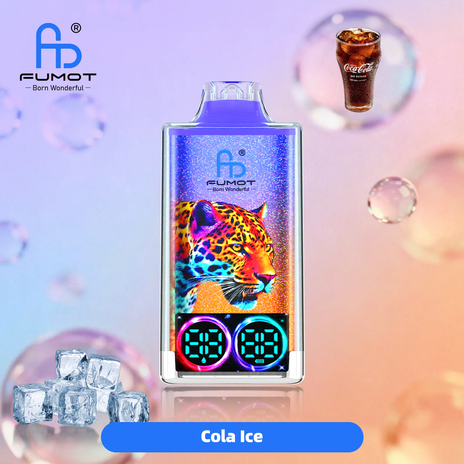 FUMOT Leopard 40K Disposable Vape – Cola Ice - Vaba Vape-Shop
