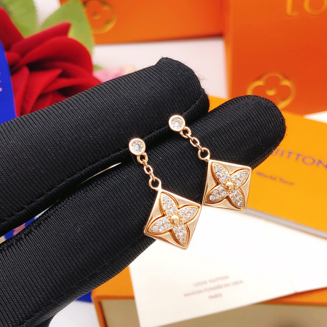 LV Flower earrings