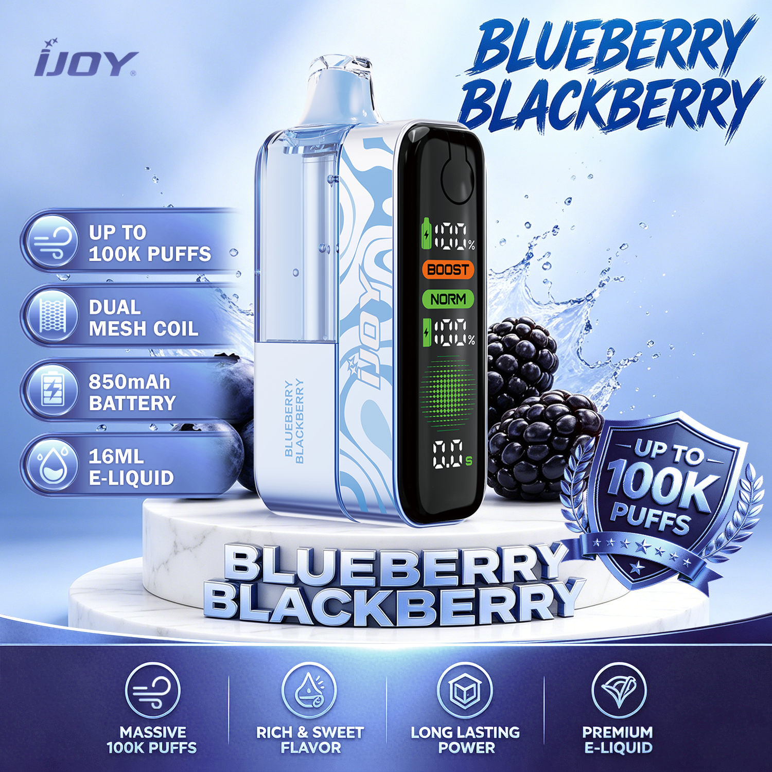 IJOY XP100K Disposable - 15 flavors
