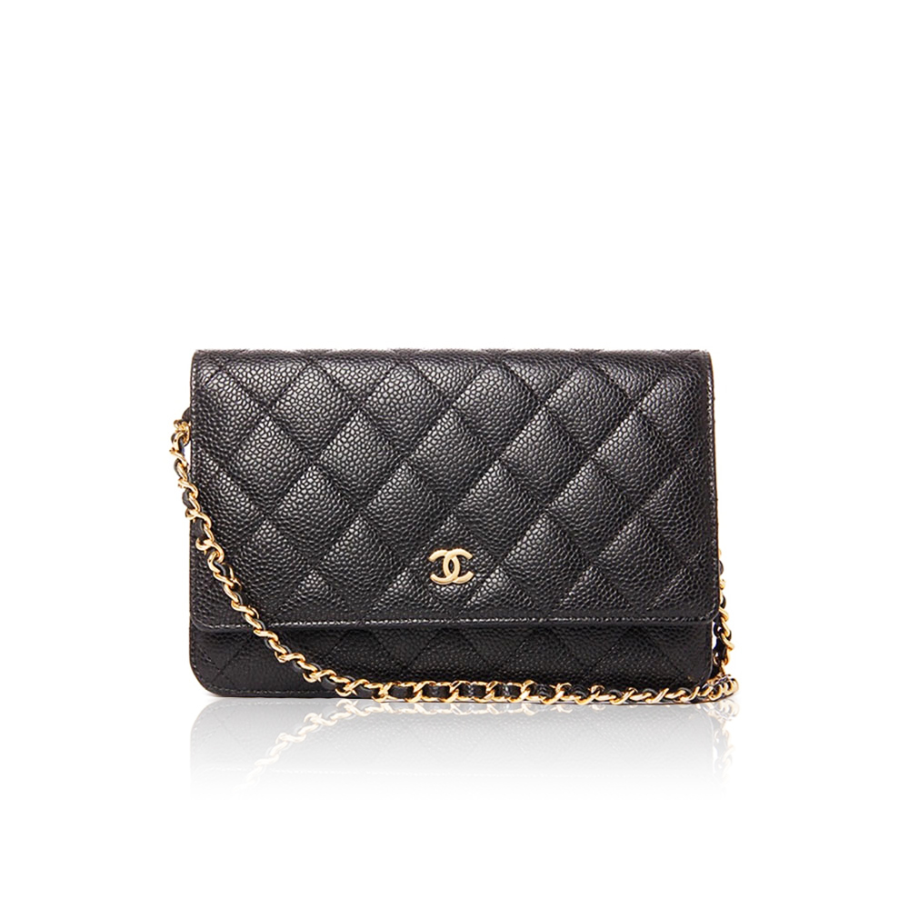 Chanel  WOC Quilted Caviar