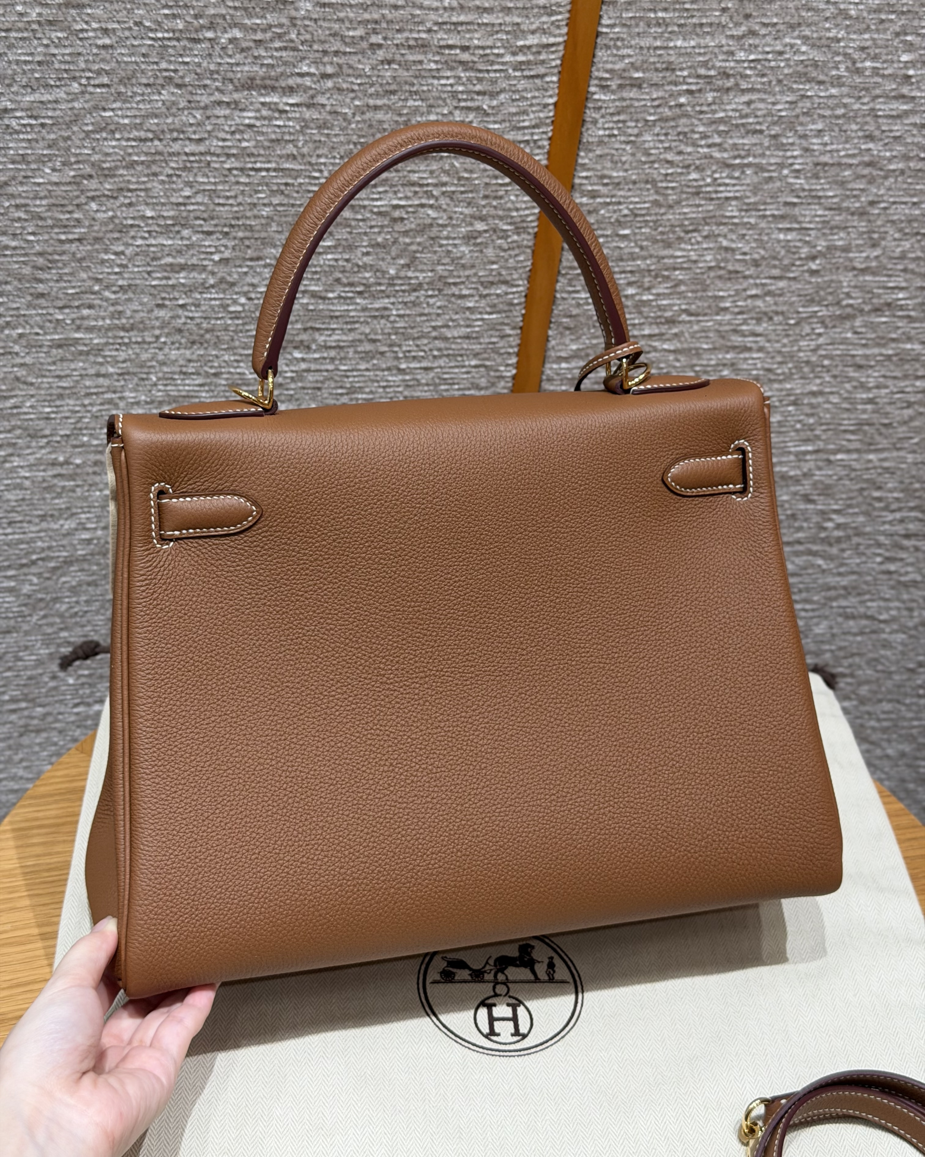Hermes Gold Togo Kelly 32