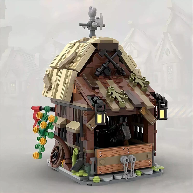 MOC 114761 - Medieval Barn and Stable
