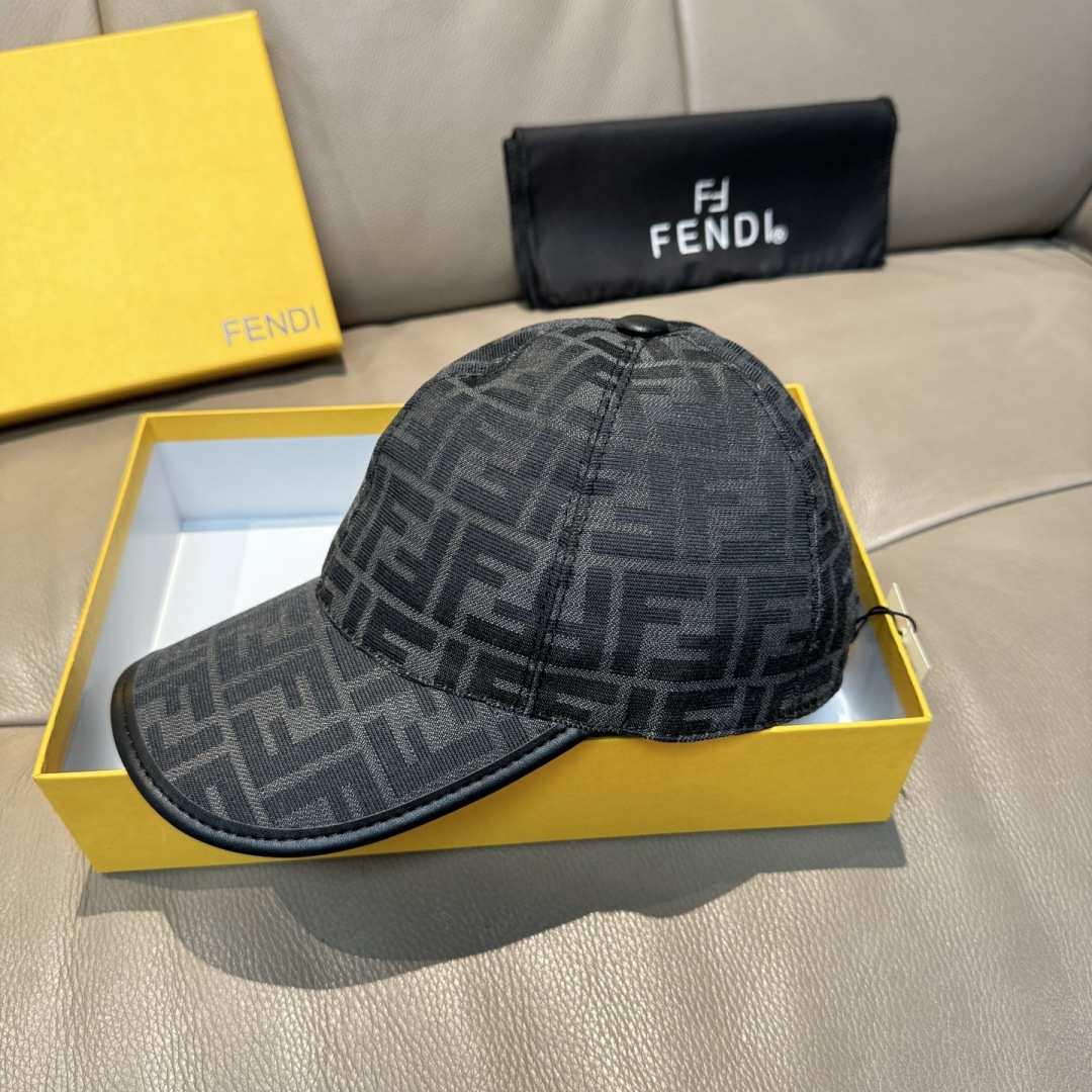 Fendi FF Logo Baseball Cap