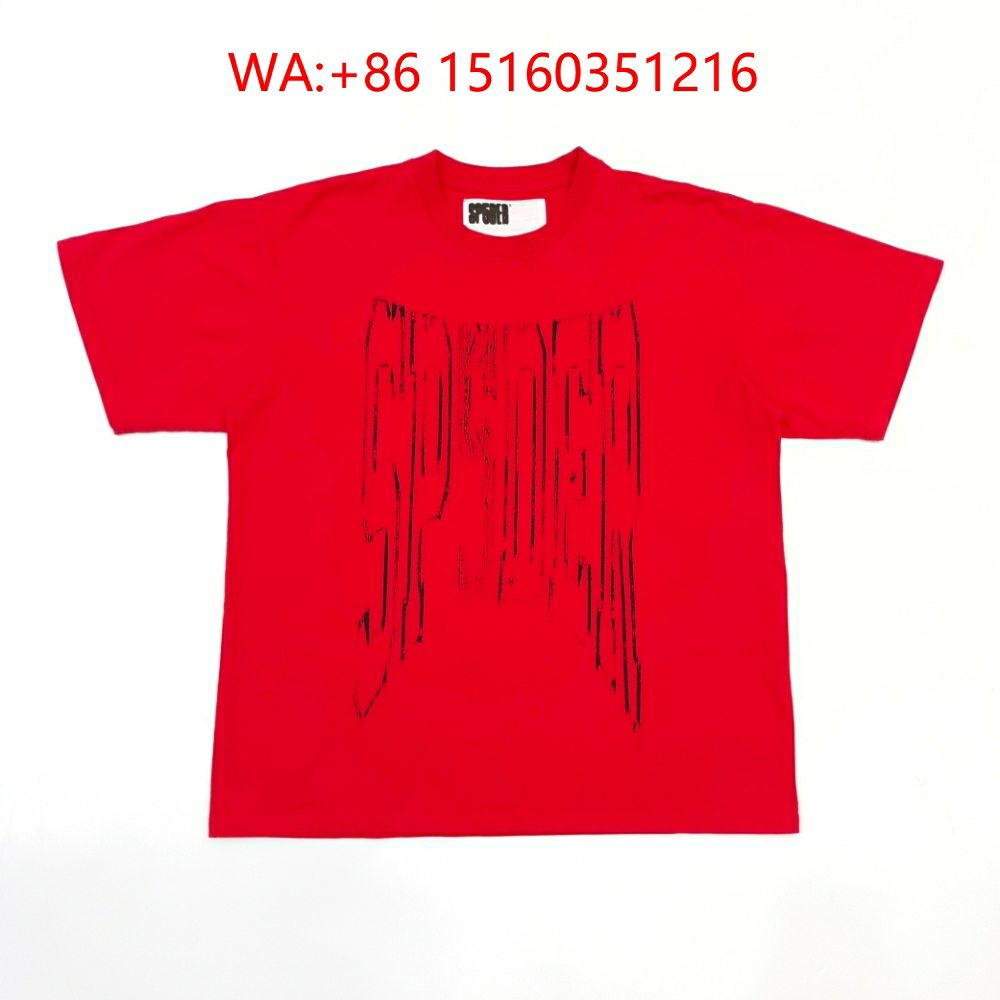 1:1 SP5DER WORLDWIDE T-shirt 01 Collection for men, Streetwear tee