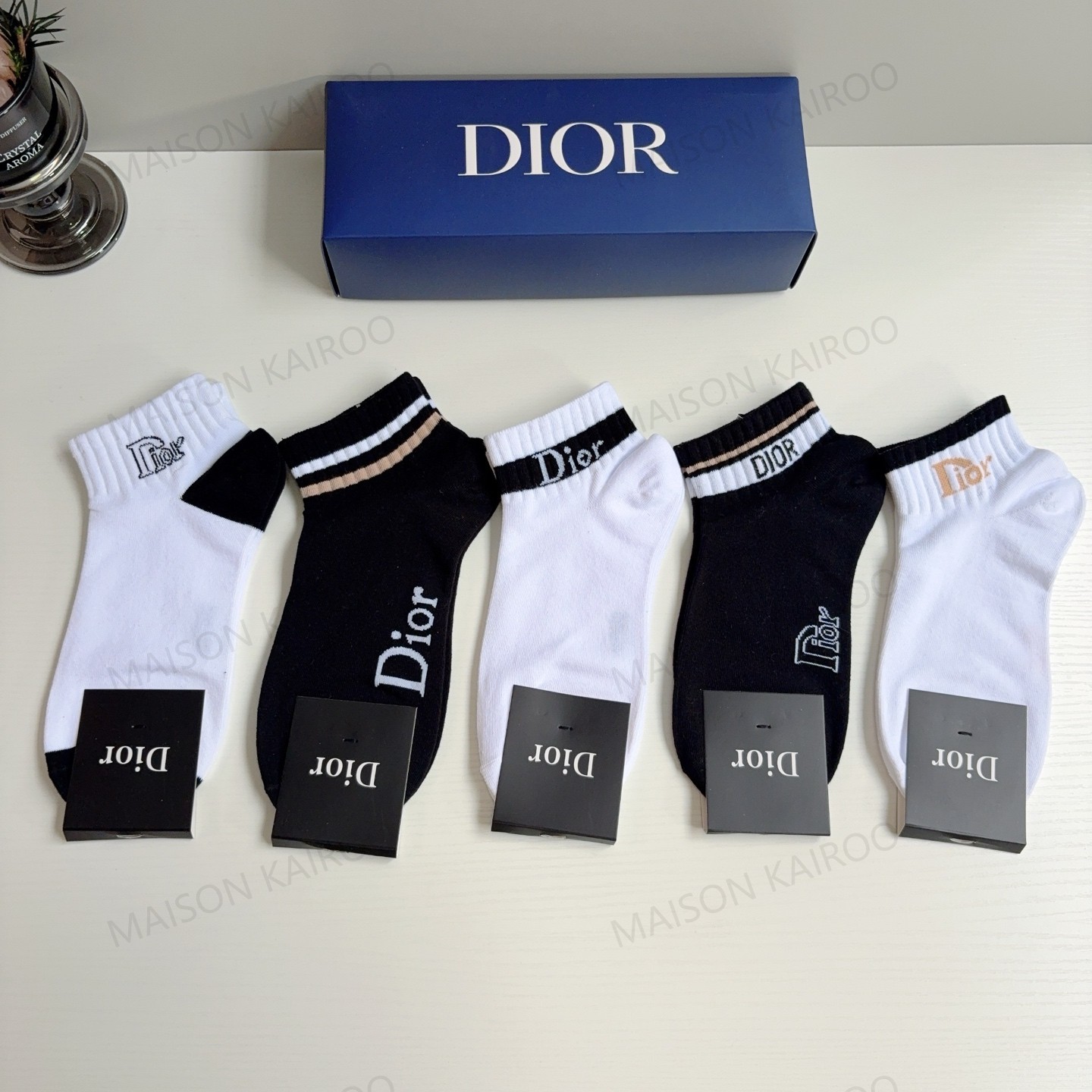 Dior Socks 5-Pack - KAIROO