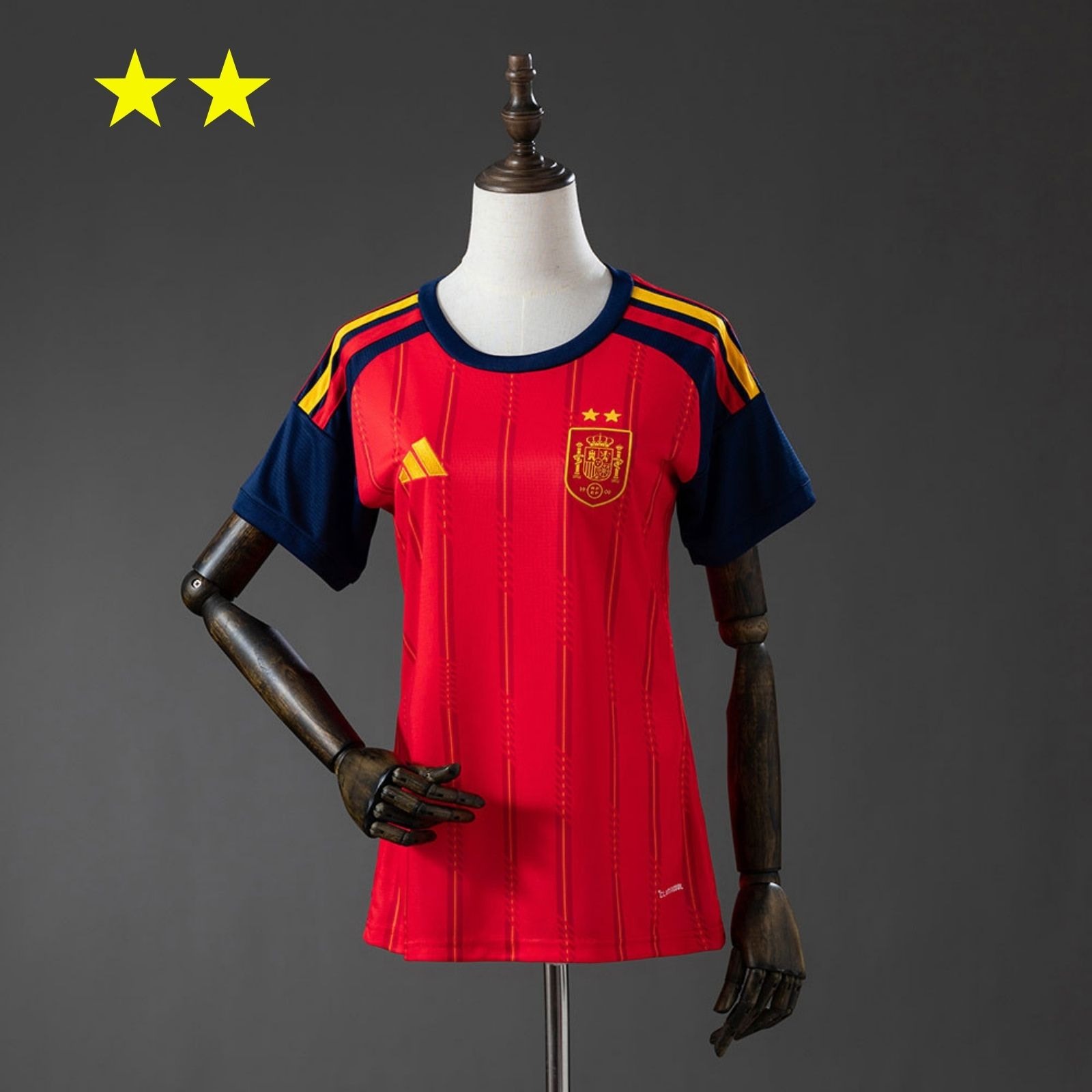 （Two stars）Female 2026 World Cup Spain Home Jersey S-2XL