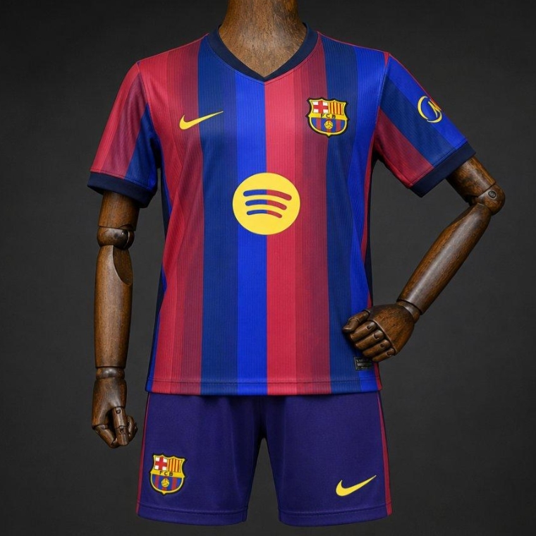 Kids 26/27 Barcelona Home Size 16-28