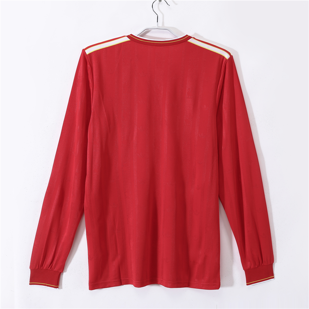Liverpool Home Retro Long Sleeve Jersey 1986/87
