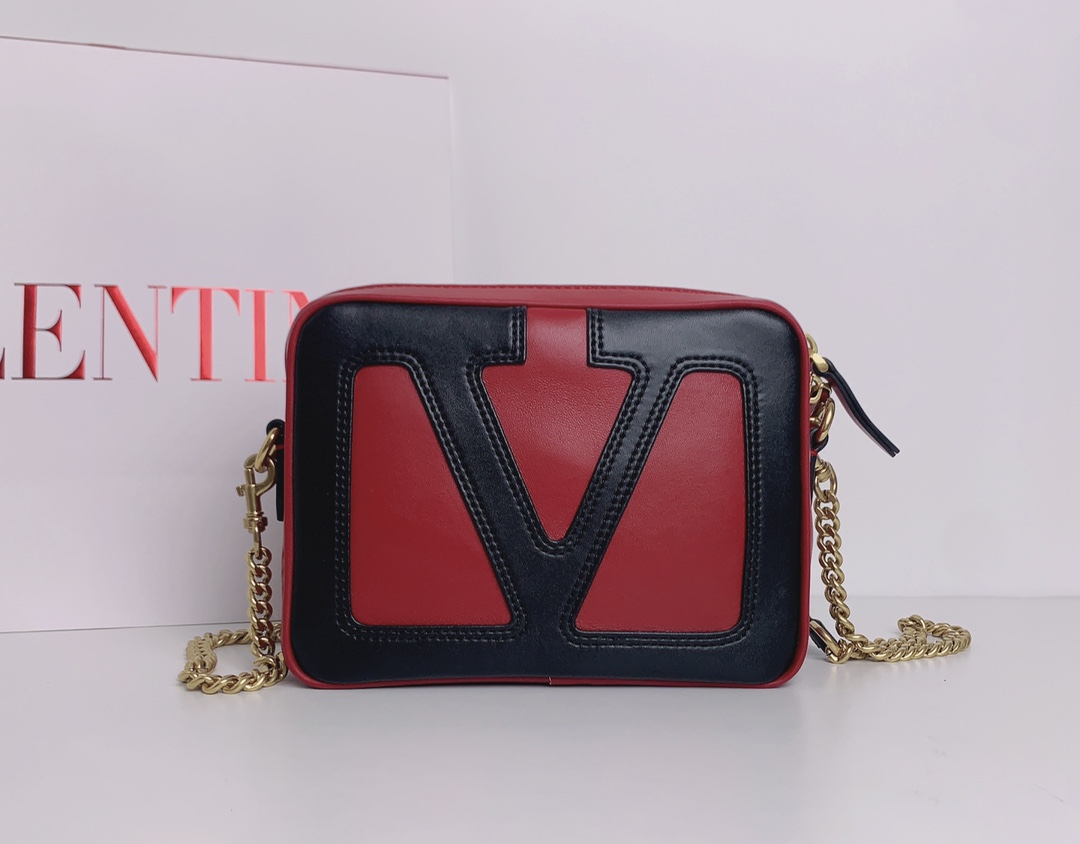 Valentino Viva Superstar Small Chain Bag in Calfskin
