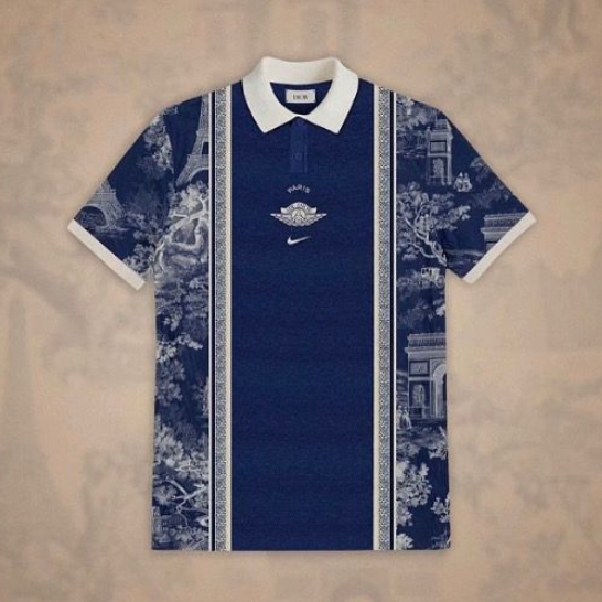 26/27 PSG/Paris Saint Germain Air Dior POLO Navy Jersey S-3XL
