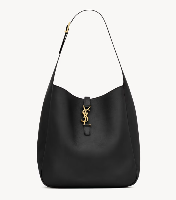 Saint Laurent Black Grained calfskin LE 5 À 7 Large Bag 850545