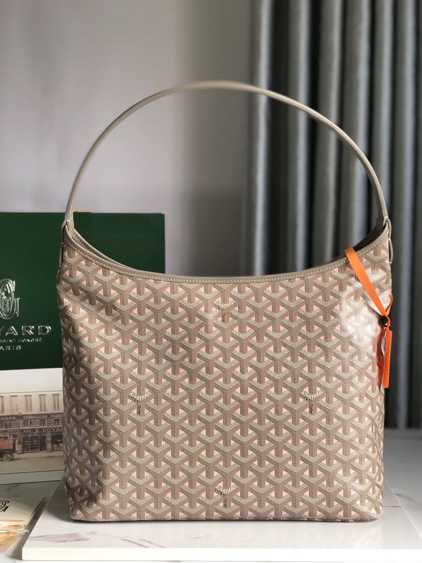 Goyard hobo boheme brown-pink