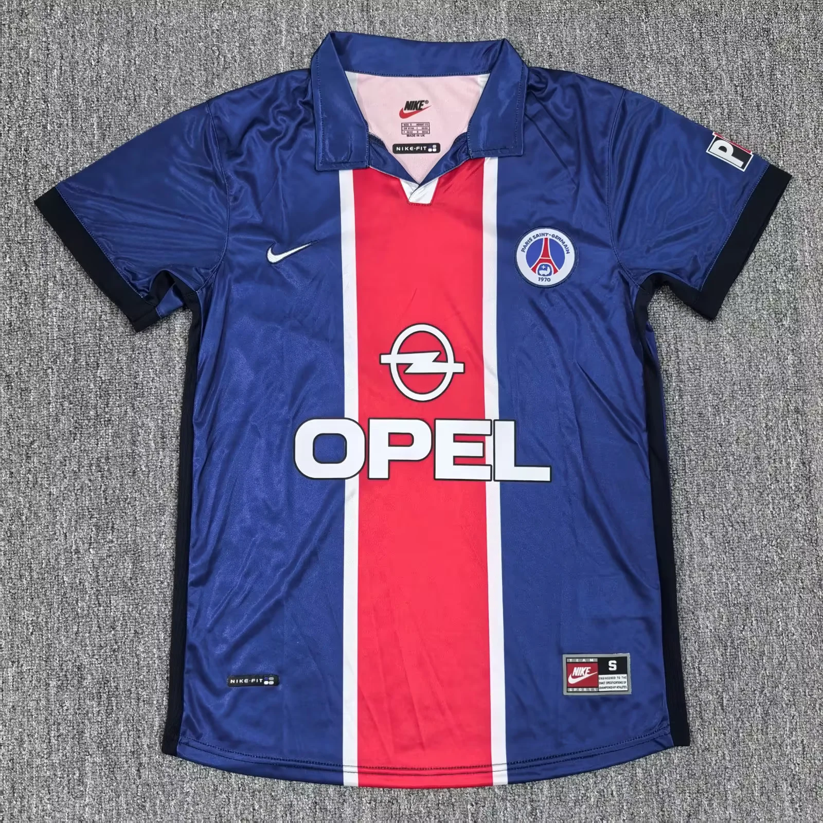 1998/99 Retro Paris Home Blue Soccer Jersey 1:1 Thai Quality