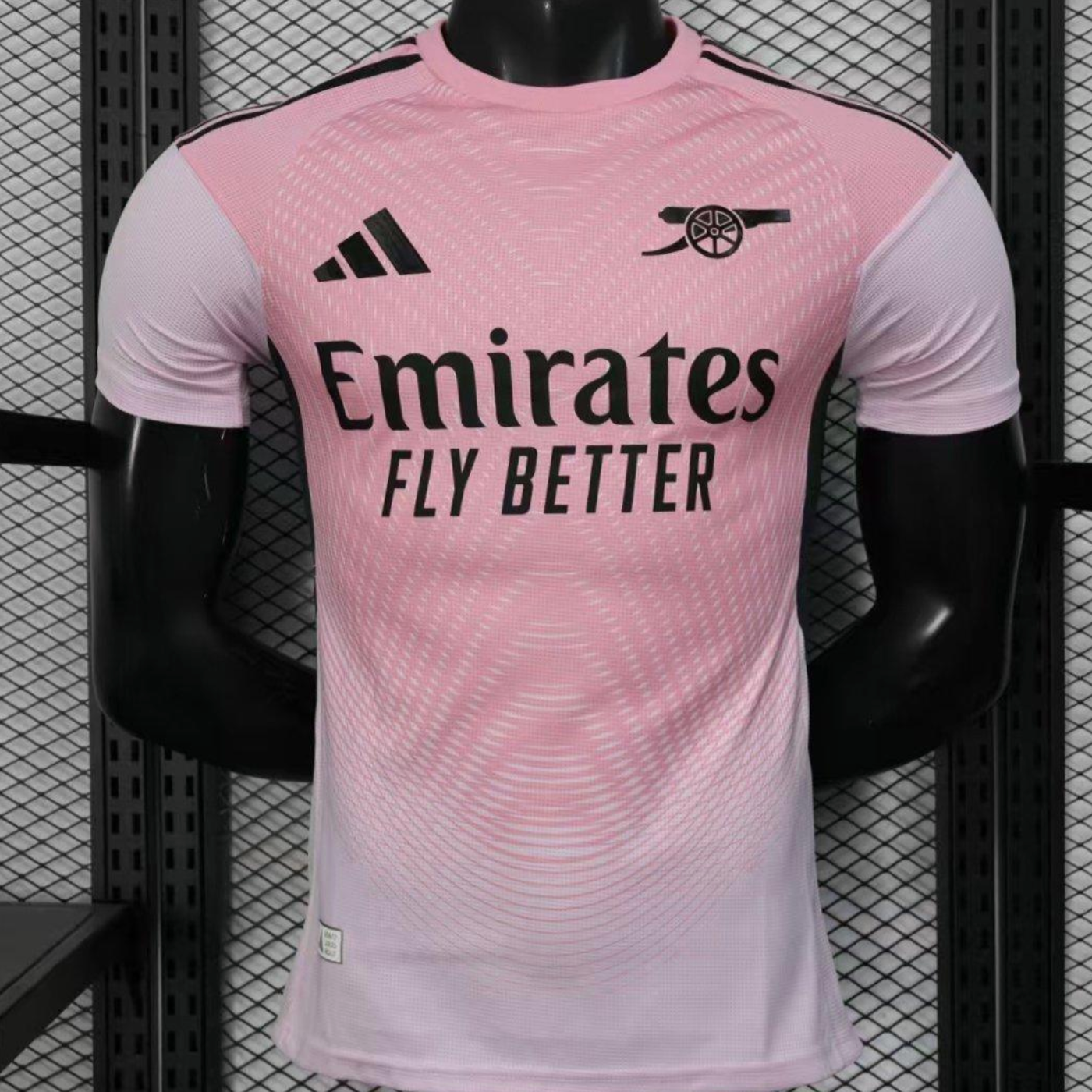Player Version 25/26 Arsenal Pink Pre-Match Jersey S-XXL