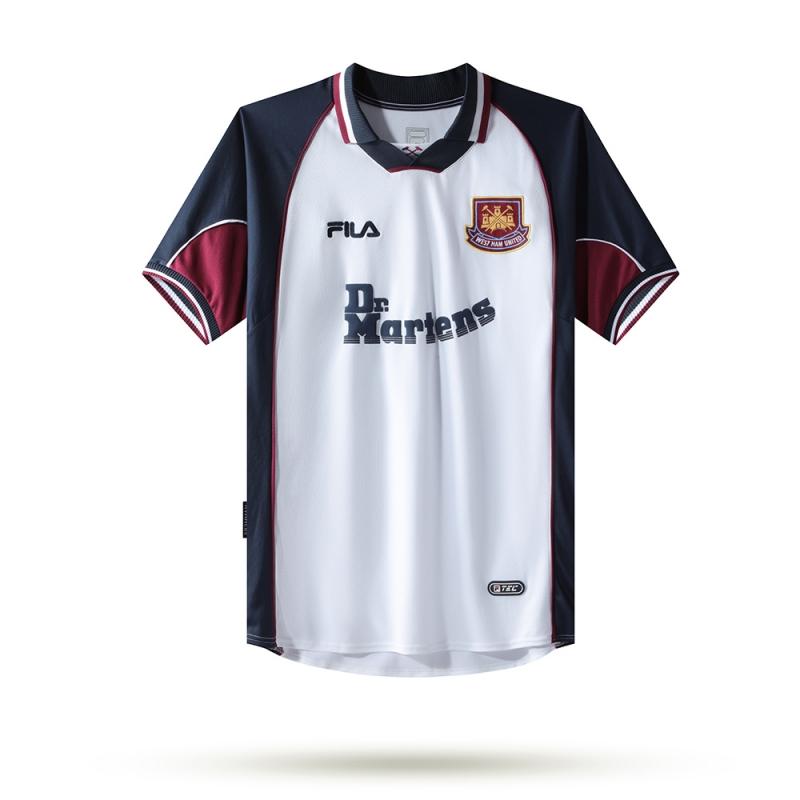Retro 99/01 West Ham United Away Jersey S-2XL