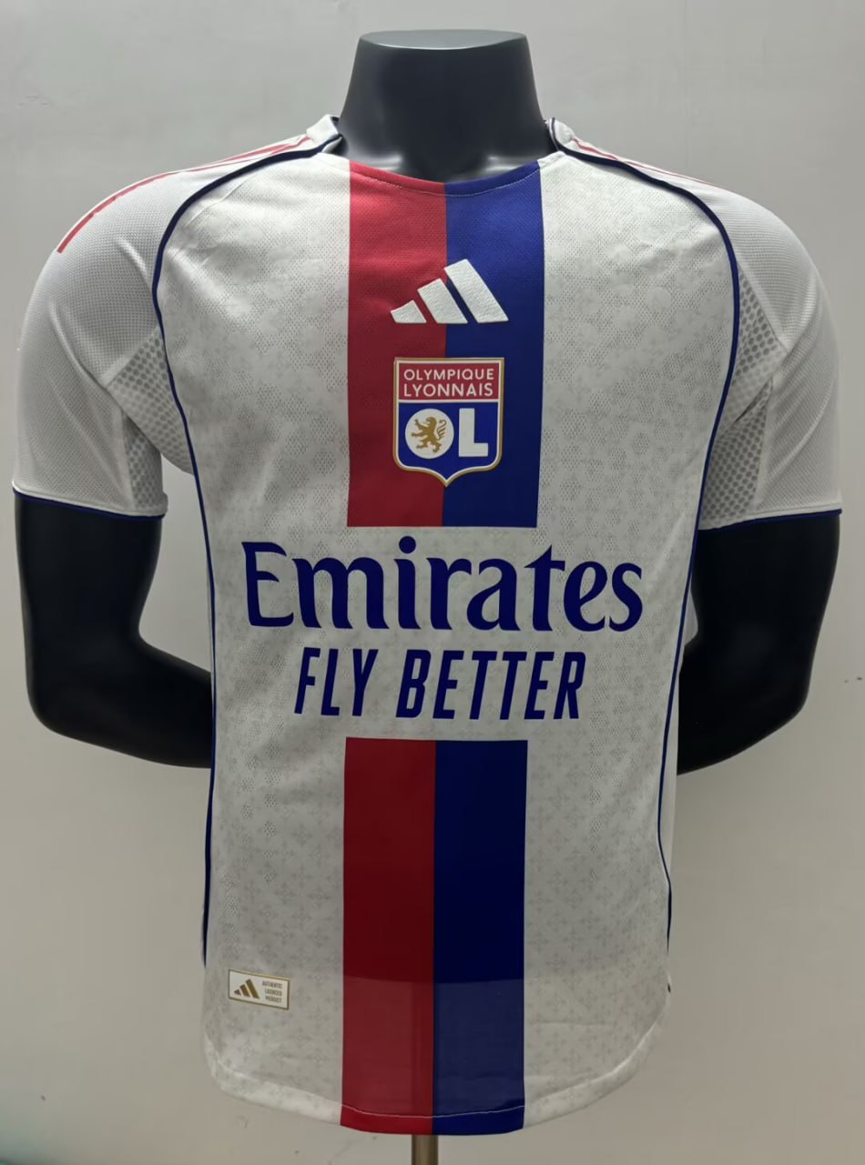 Lyon Home Men Player Jersey 25/26