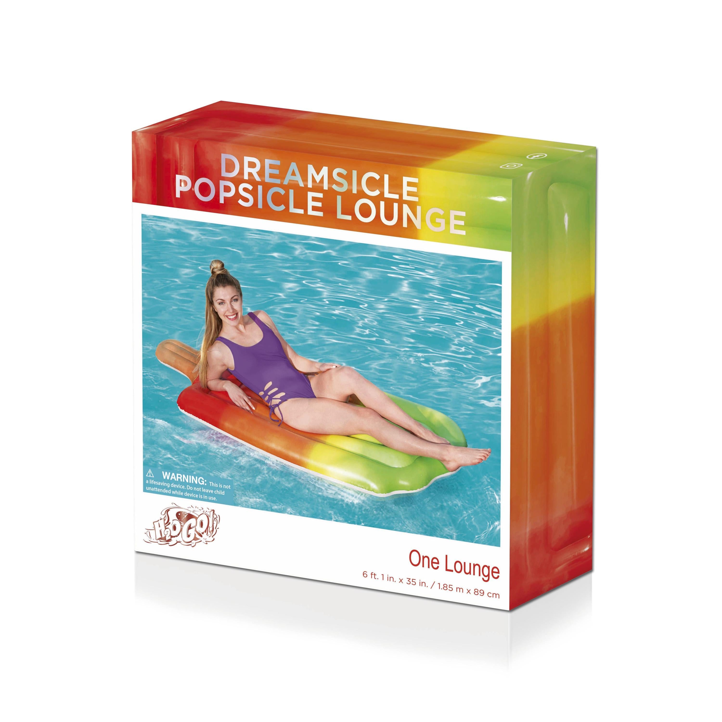H2OGO! Dreamsicle Popsicle Lounge Pool Float 70