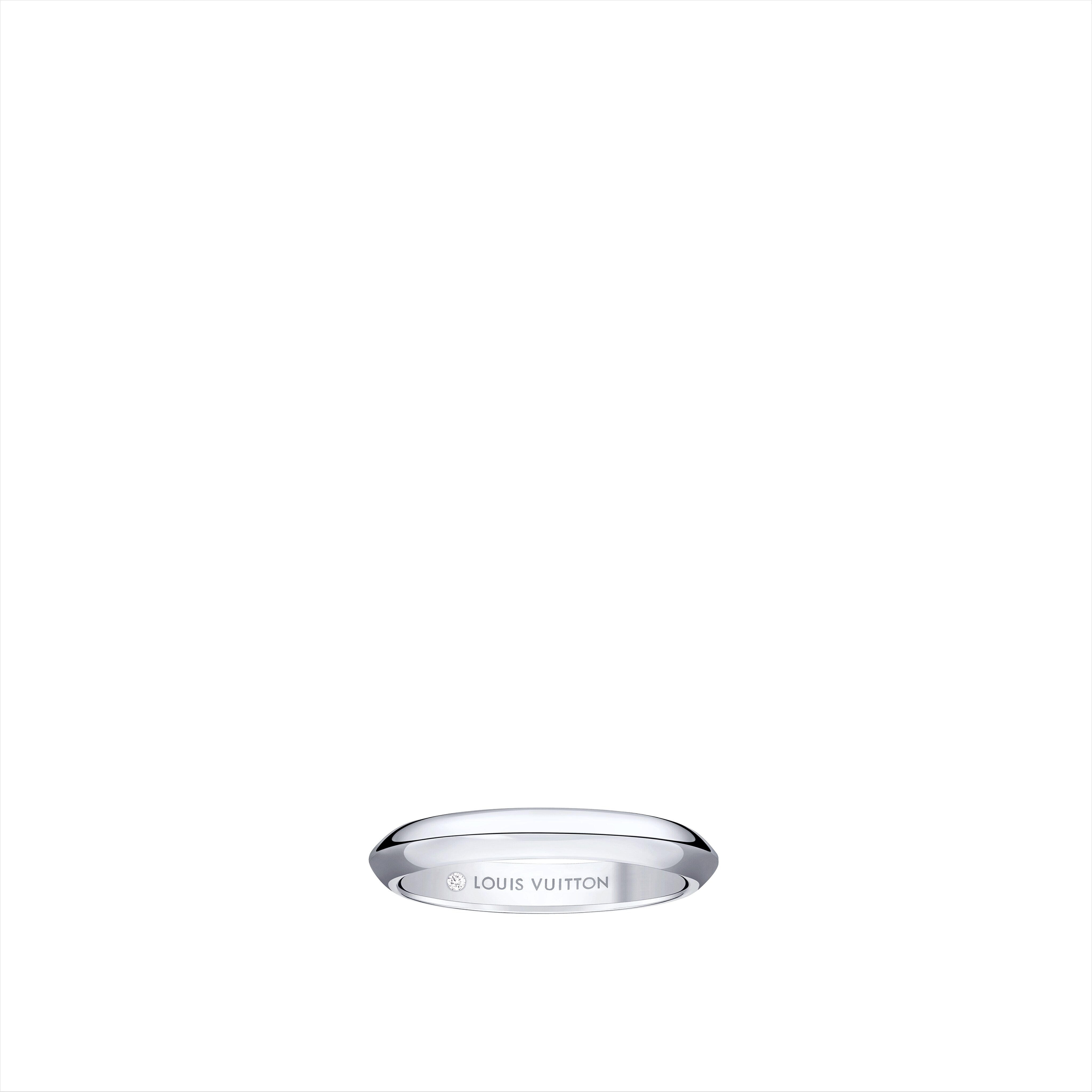 LV ダイヤモンド マリッジリング 3MM (プラチナ)
