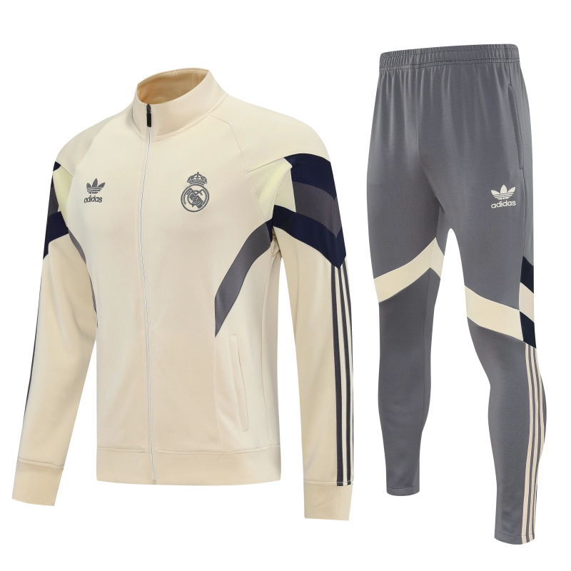 Real Madrid Training Kit 2025-26 (Jacket+Pants) | Soc Jersey - Premium Football Jersey