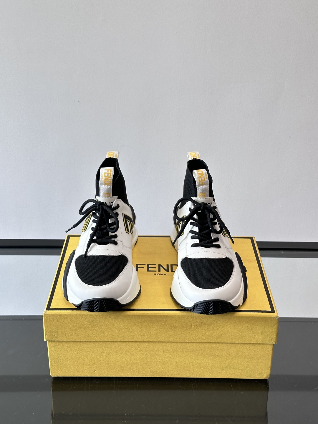 Fendi Men's Flow High-top Sneaker