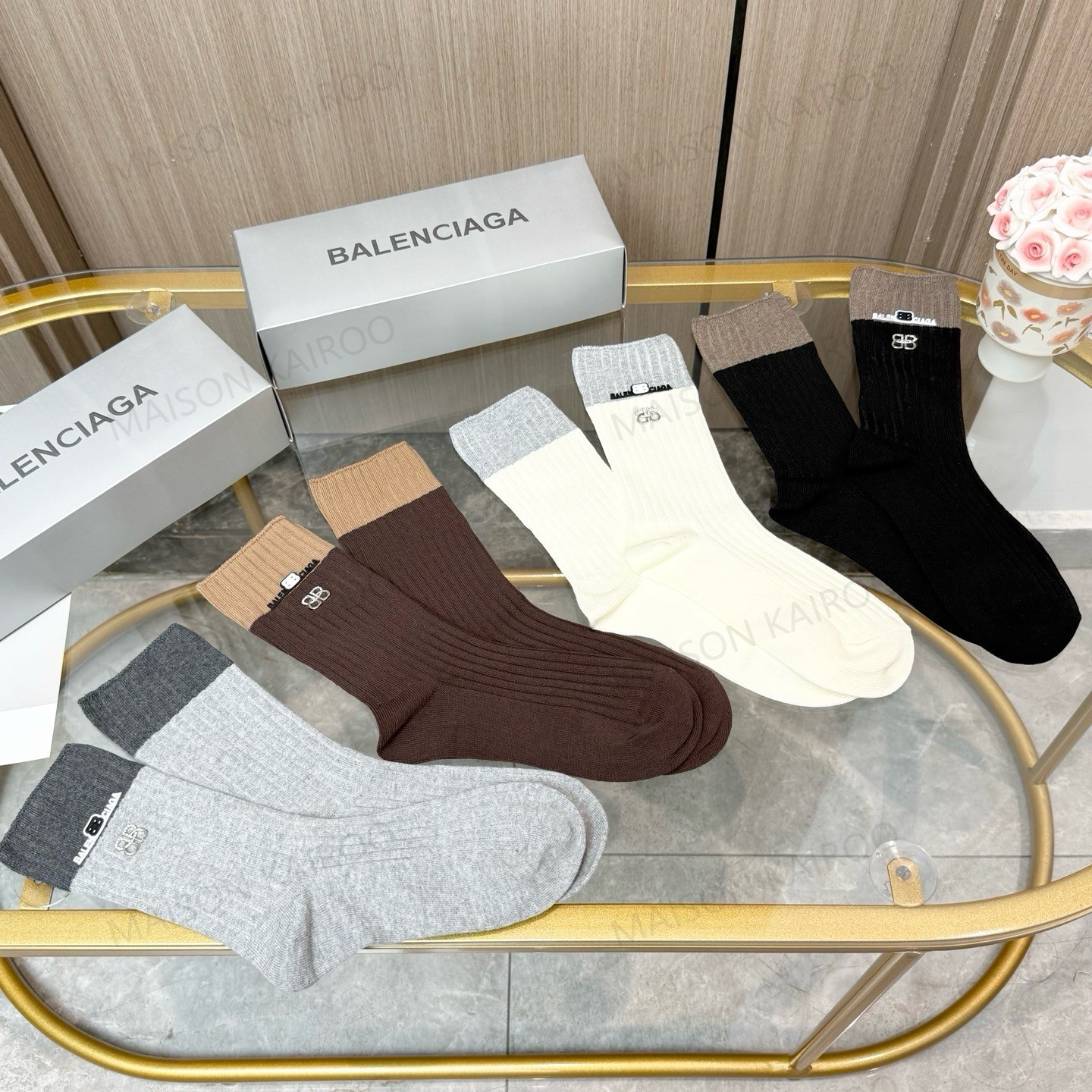 Balenciaga Socks 4-Pack - KAIROO