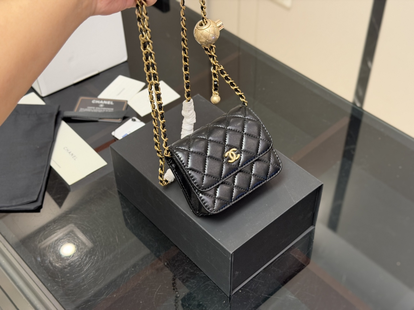 Chanel Mini Golden Ball Woc Small Bag Crossbody Bag