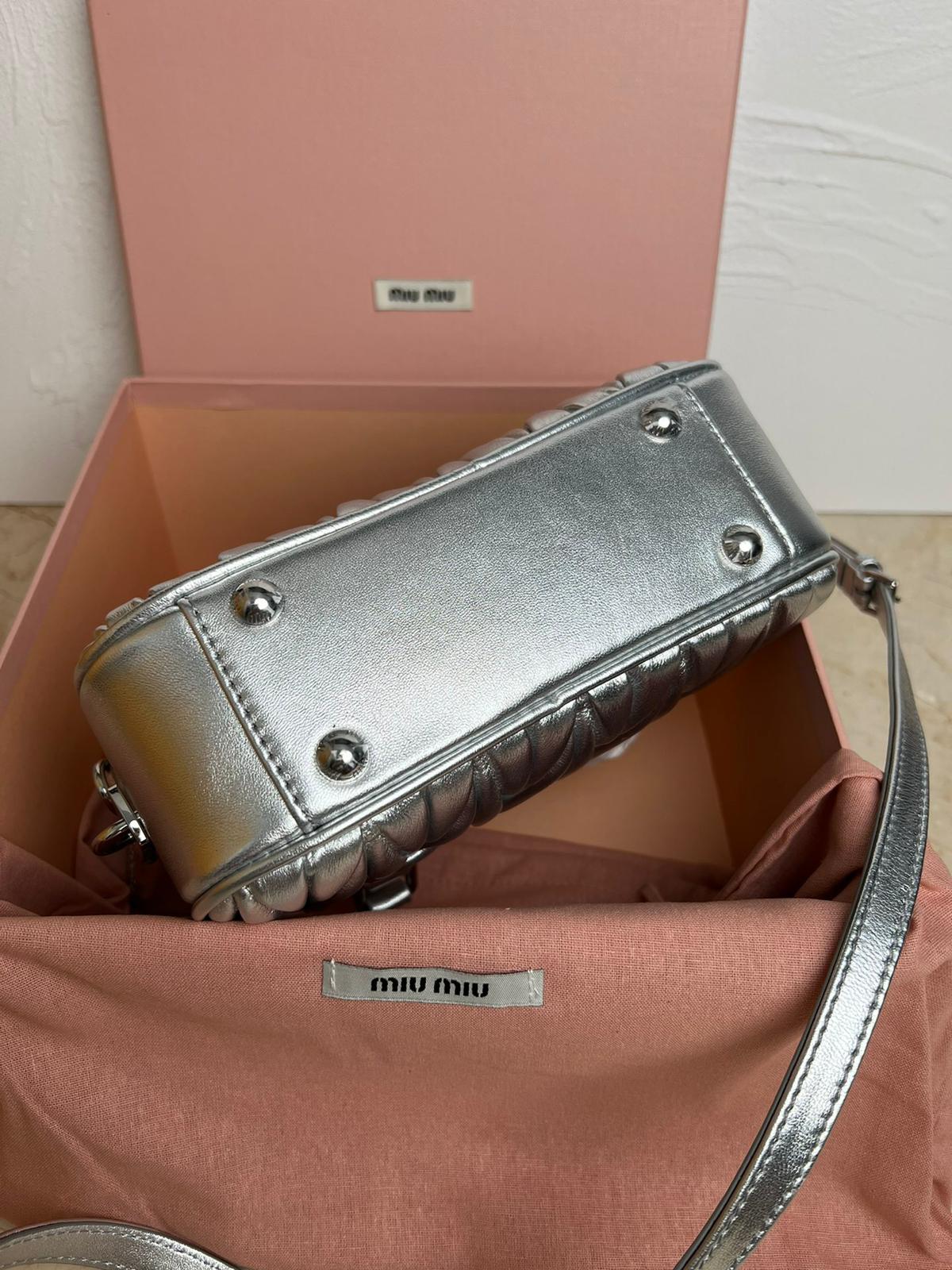 MIuMIu silver handbag