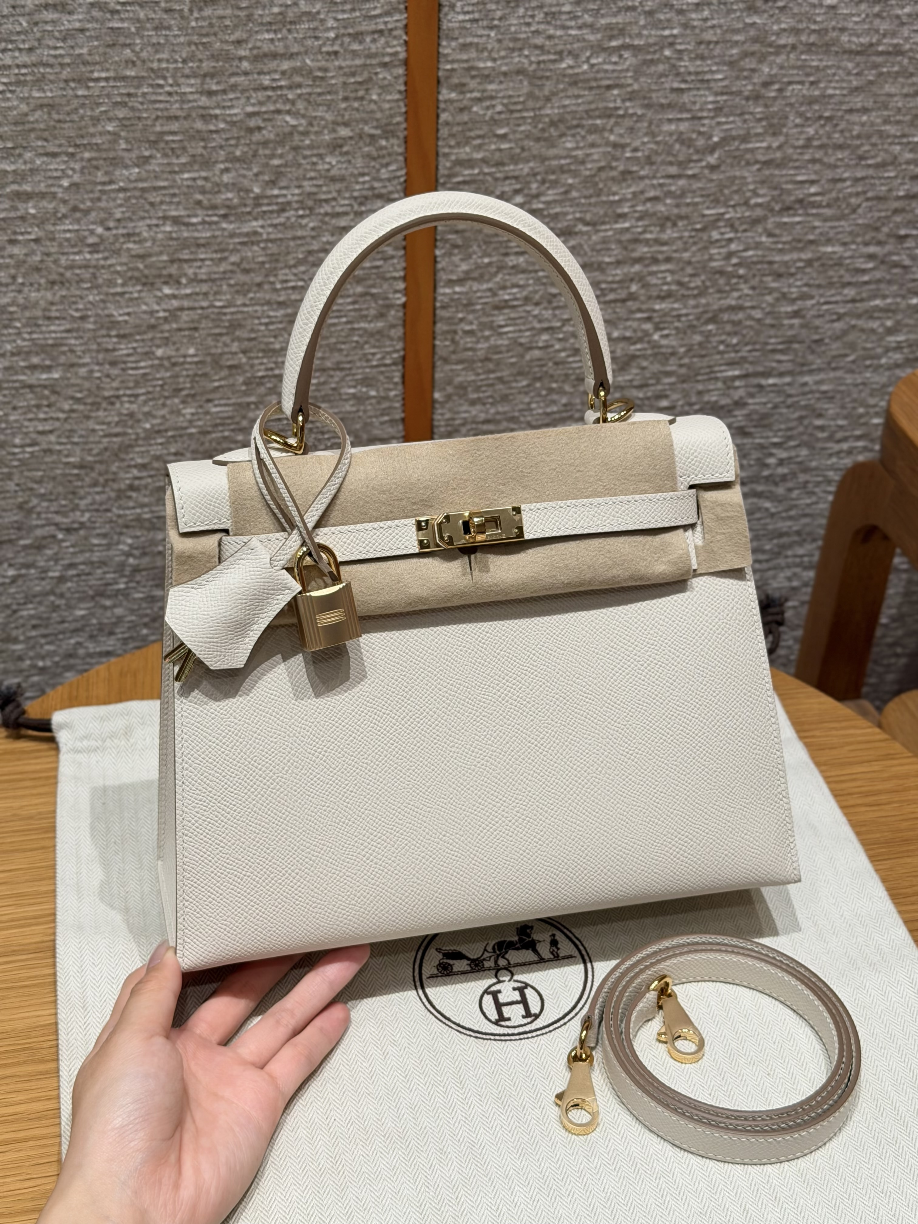 Hermes Craie Epsom Kelly 25