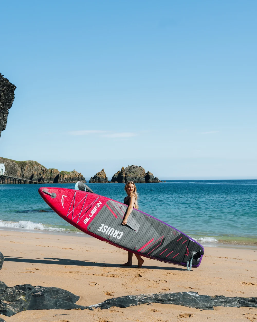 Cruise 10'8 Inflatable Paddleboard SUP - Red