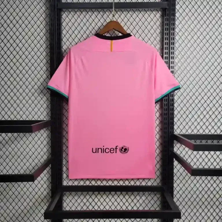 2020-21 Barcelona Retro Pink Soccer  S-XXL