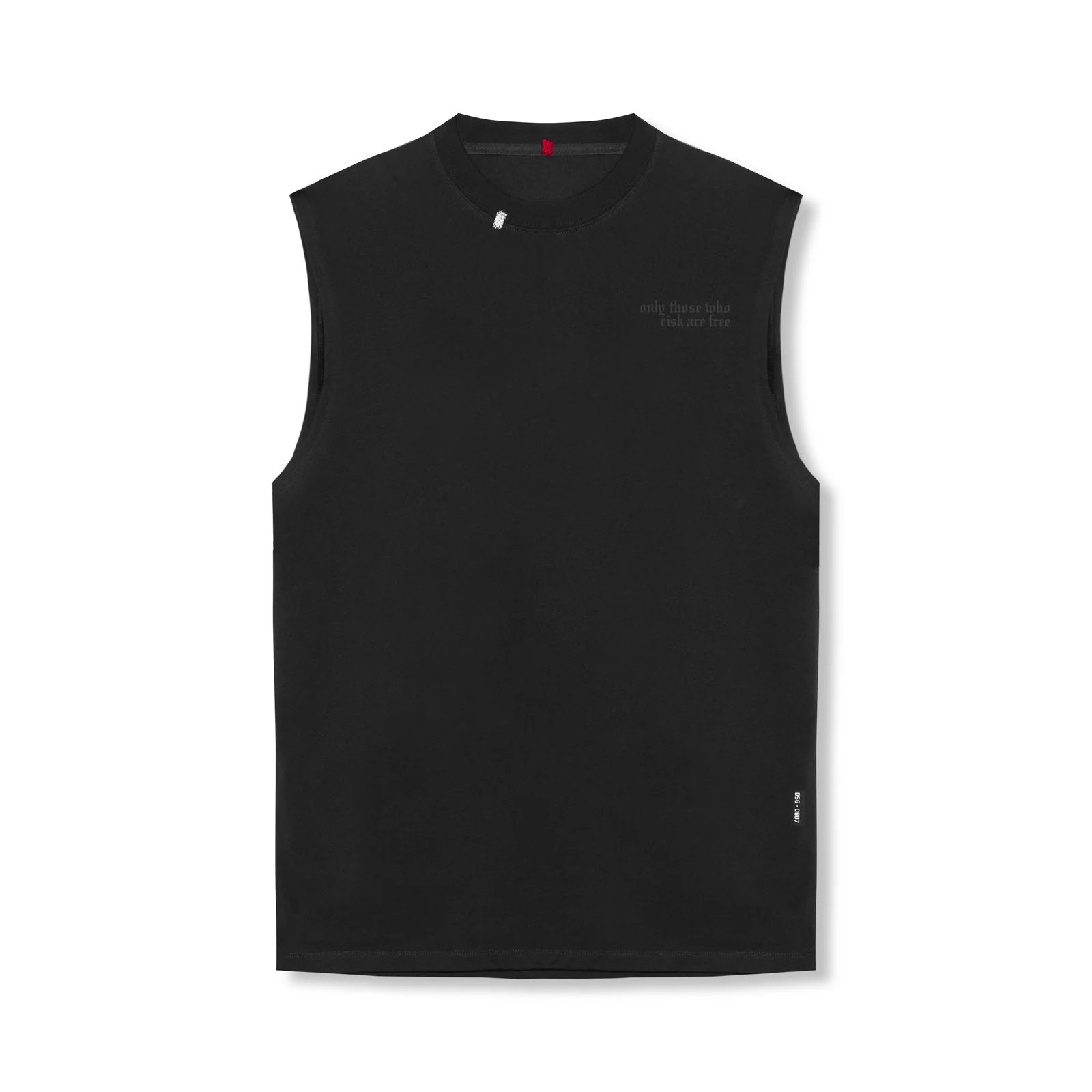 0807. Tech Essential Relaxed Cutoff - Black/Black 