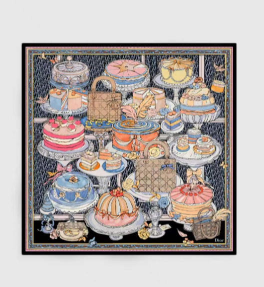 Christian Dior Silk Square 90cm