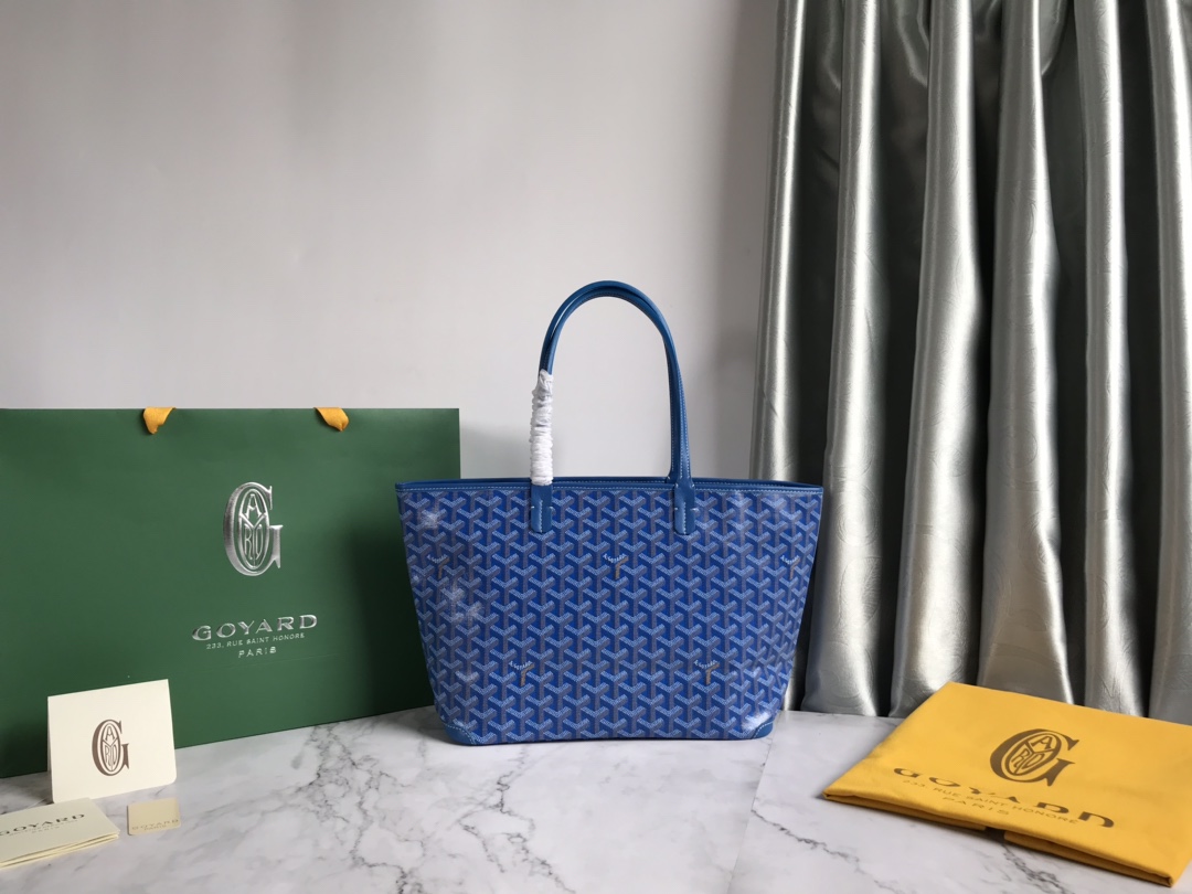 Goyard Saint Louis Artois PM Bag in Sky Blue