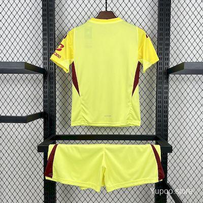 2025/26 Kids Benfica Yellow Goalkeeper Kit 16-28