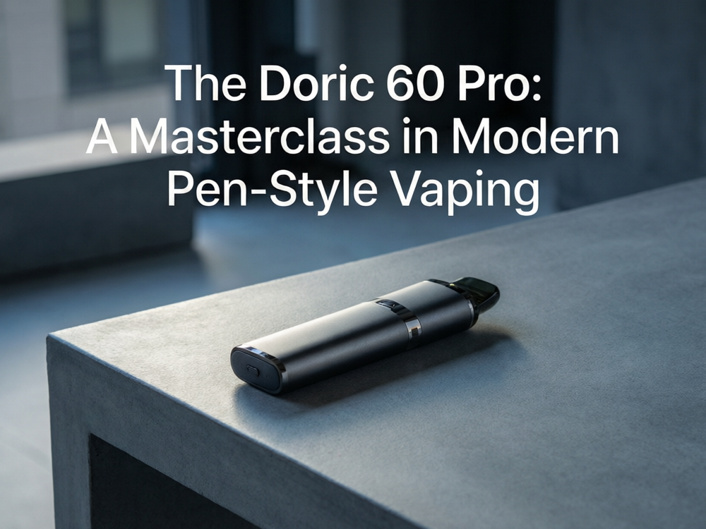 The Doric 60 Pro: A Masterclass in Modern Pen-Style Vaping